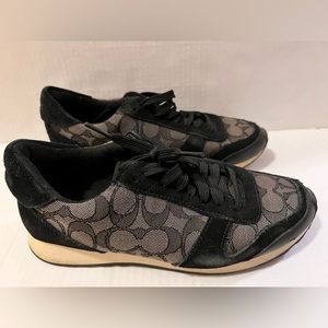 Coach Mason  Womens  Black Shoes Sneakers Walking Tennis Casual 6.5B